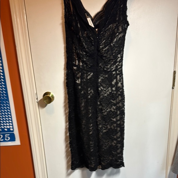 Calvin Klein Black Lace Midi Dress - Picture 4 of 5